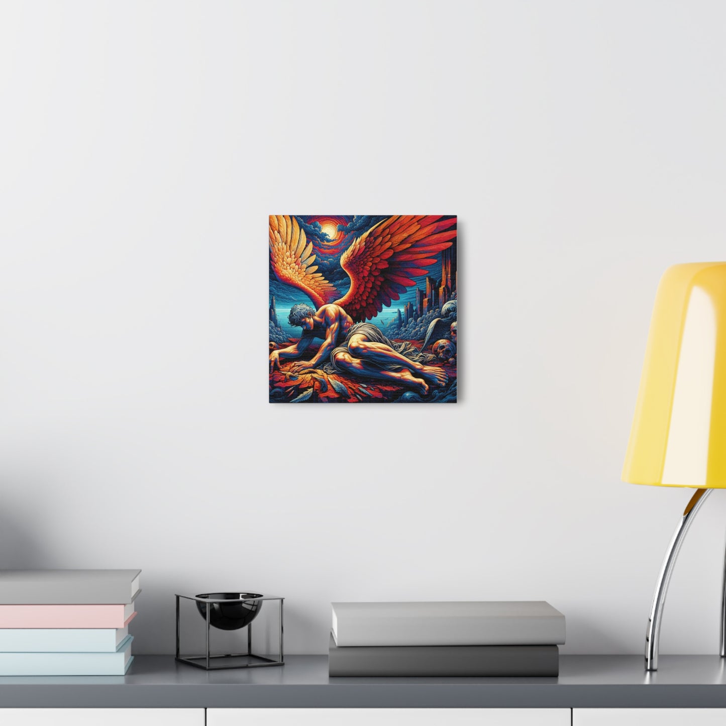 Fallen Angel Canvas Wall Art