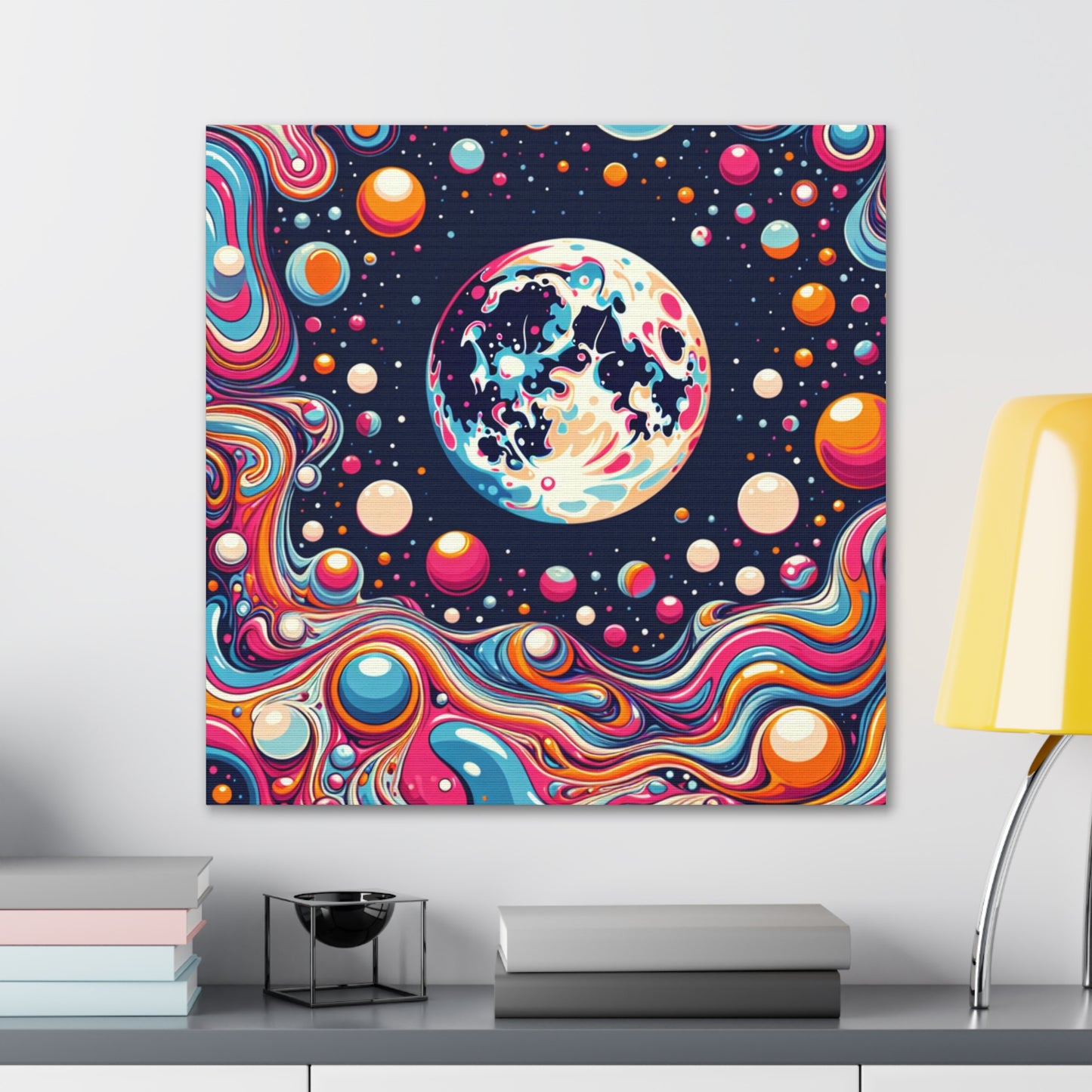 Full Moon Canvas Wall Art