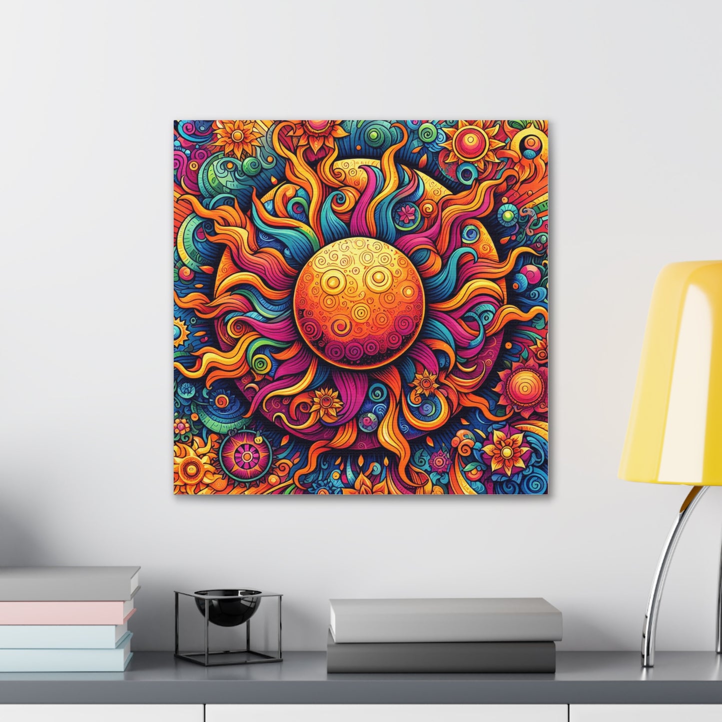 Sun Canvas Wall Art