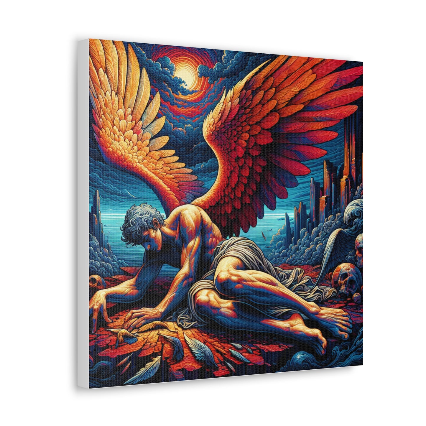 Fallen Angel Canvas Wall Art