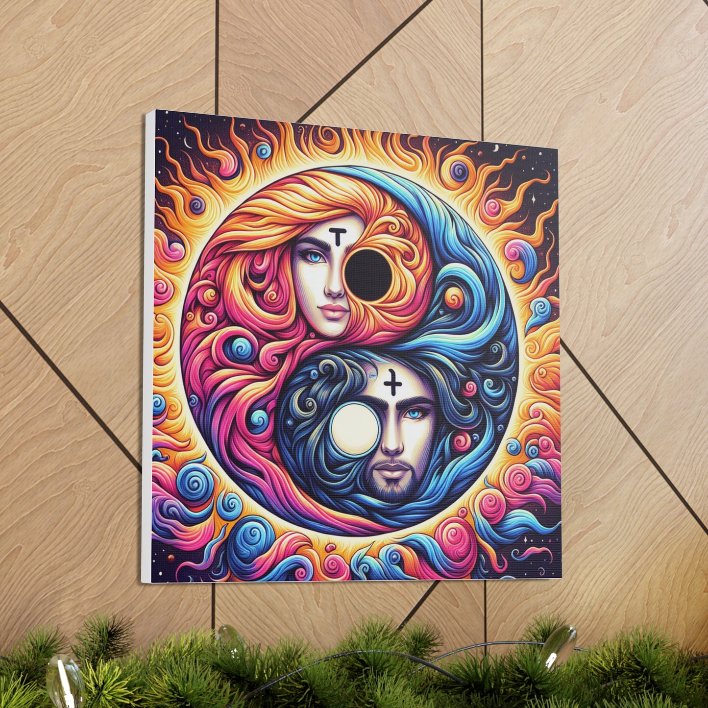 Yin Yang Canvas Wall Art