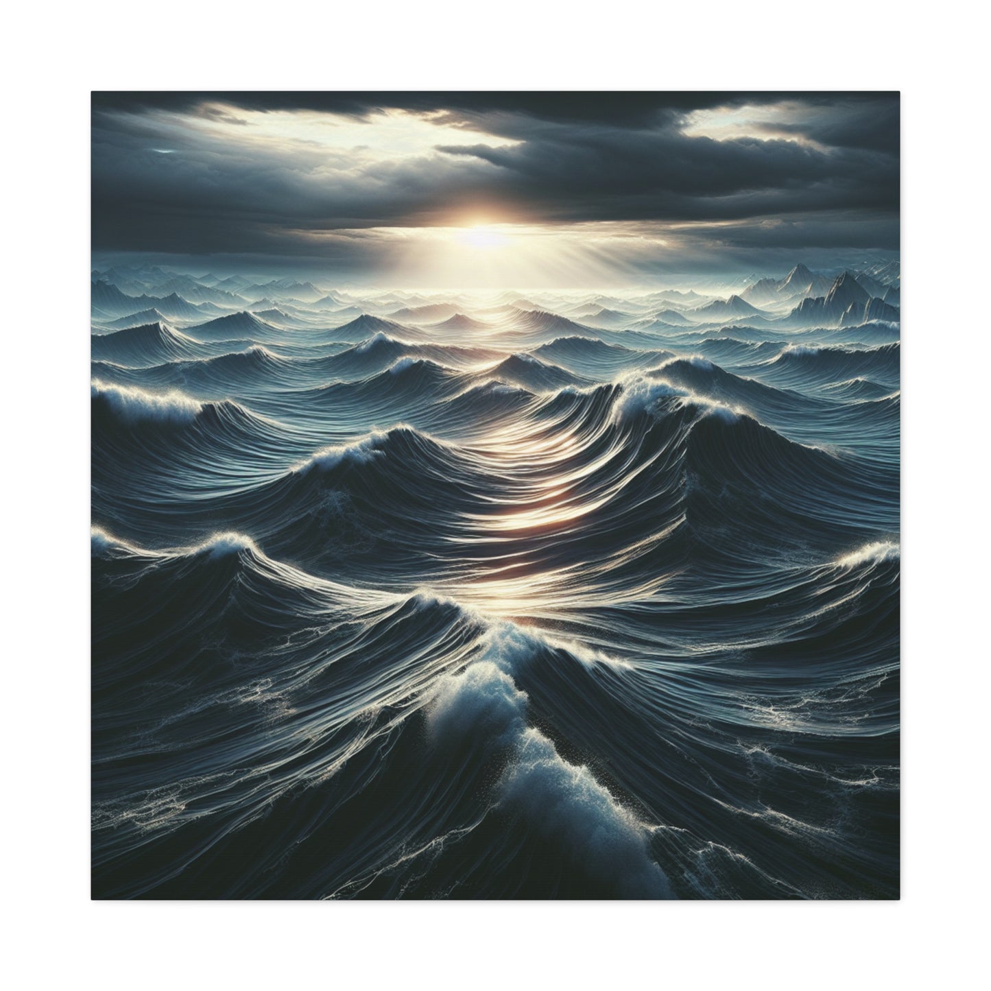 Ocean Waves Canvas Wall Art