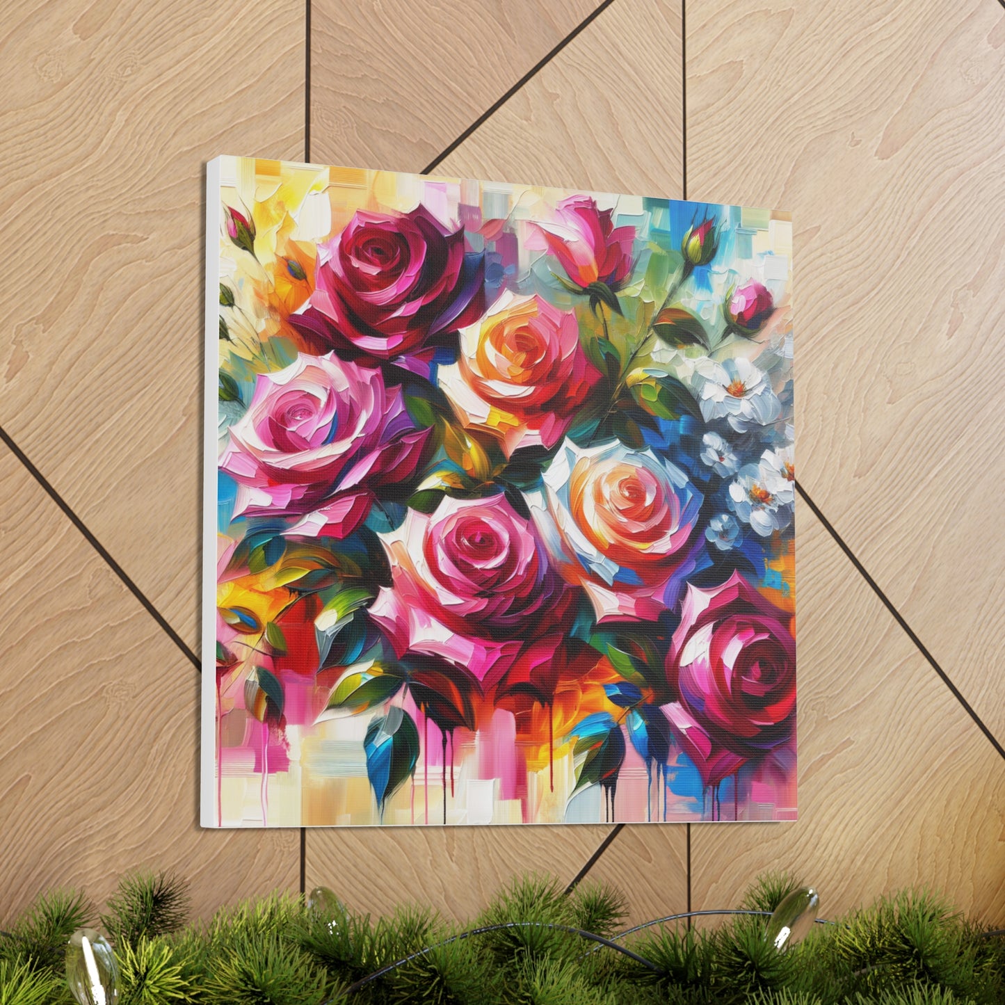 Roses Canvas Wall Art