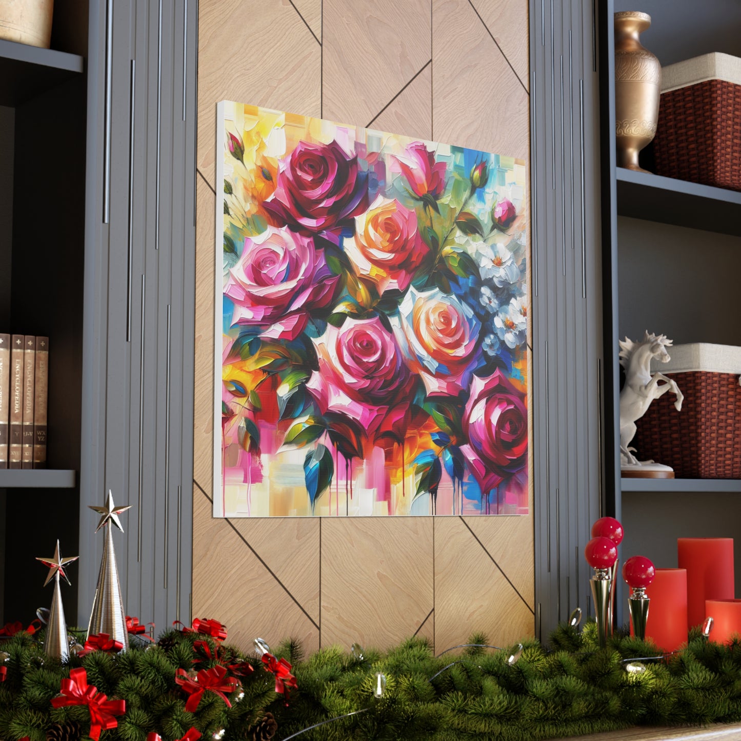 Roses Canvas Wall Art