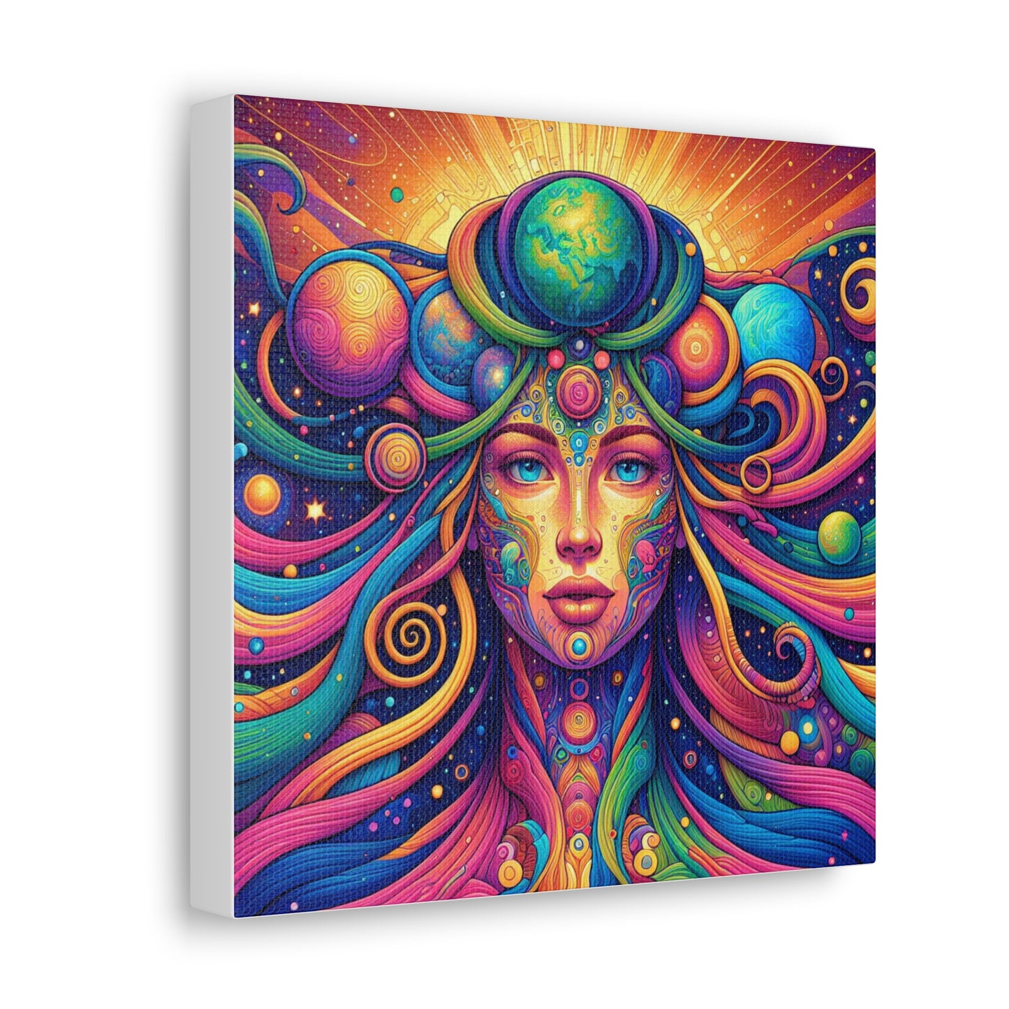 Gaia Mother Earth Canvas Wall Art