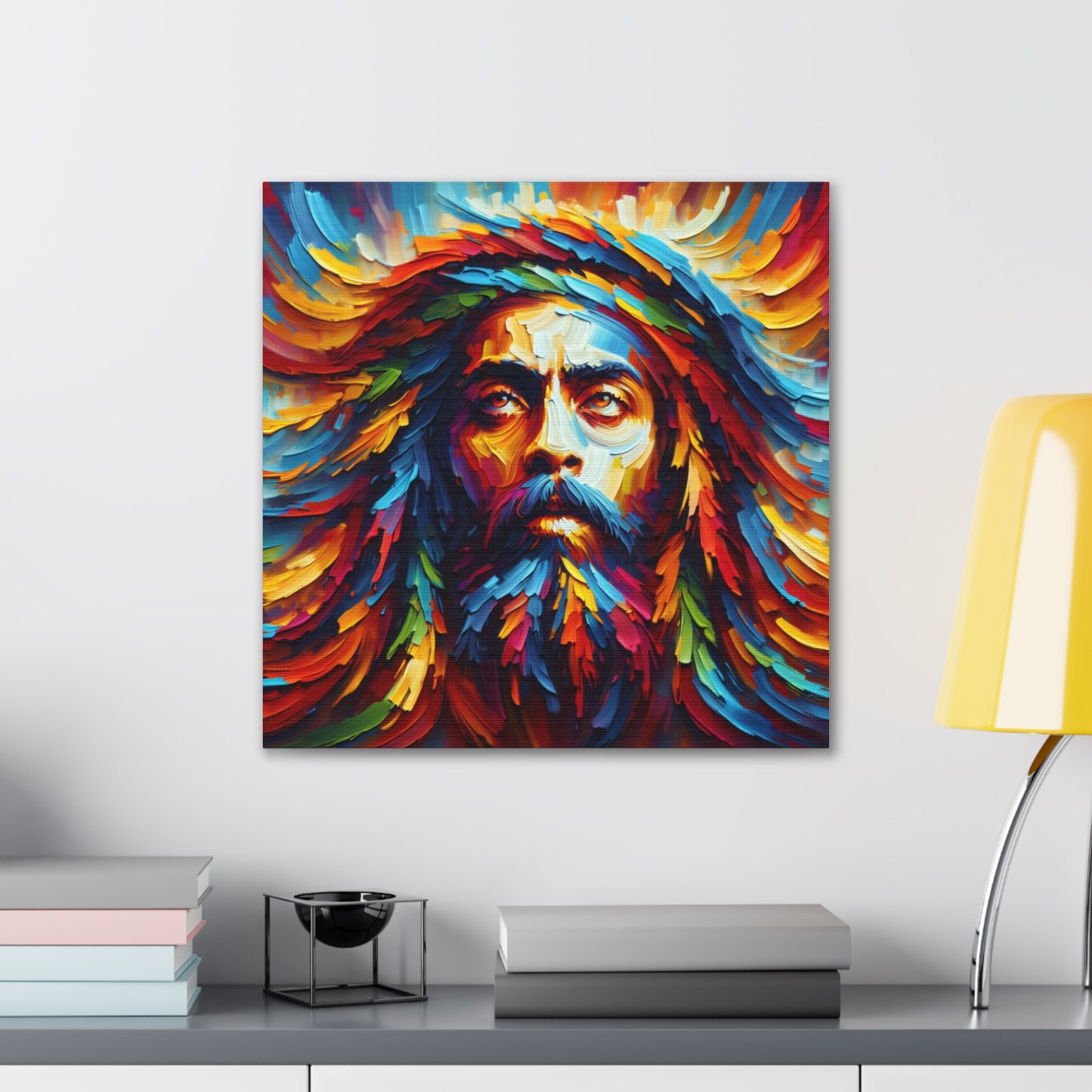 Jah Rastafari Canvas Wall Art