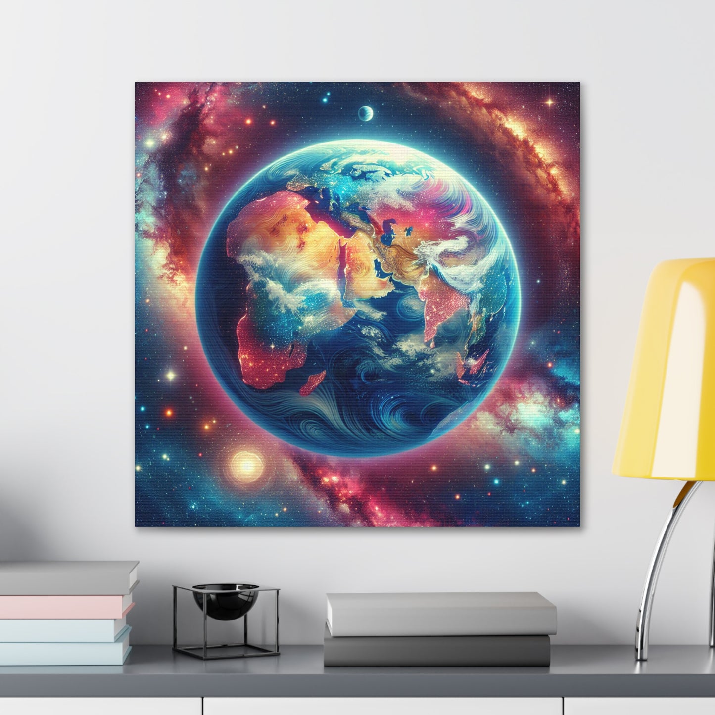 Planet Earth Canvas Wall Art