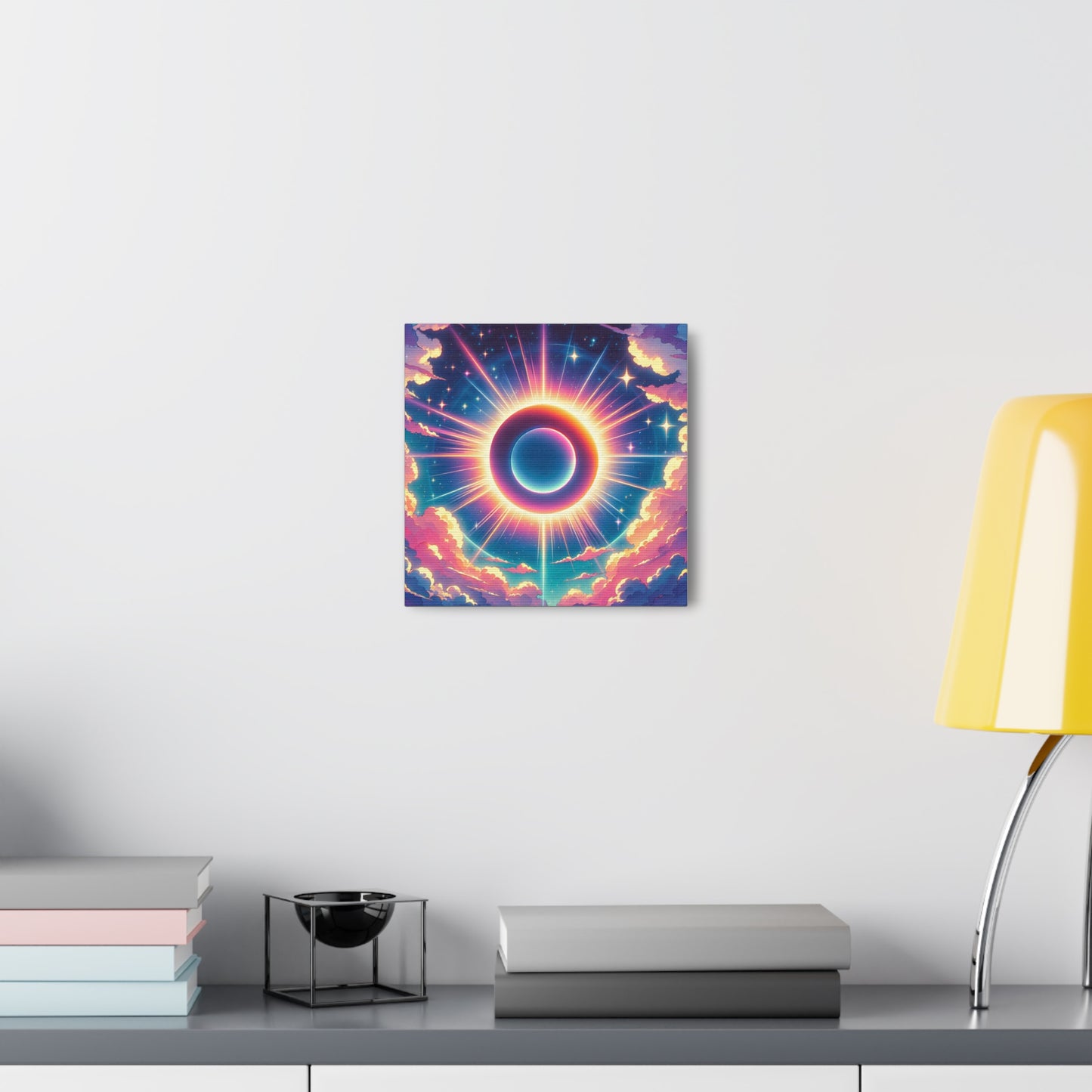 Solar Eclipse Canvas Wall Art