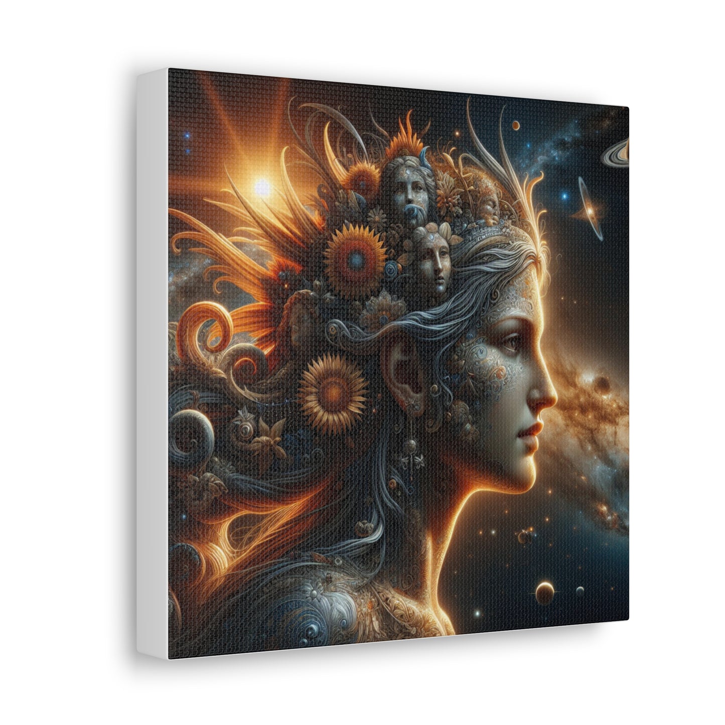 Gaia Mother Earth Canvas Wall Art