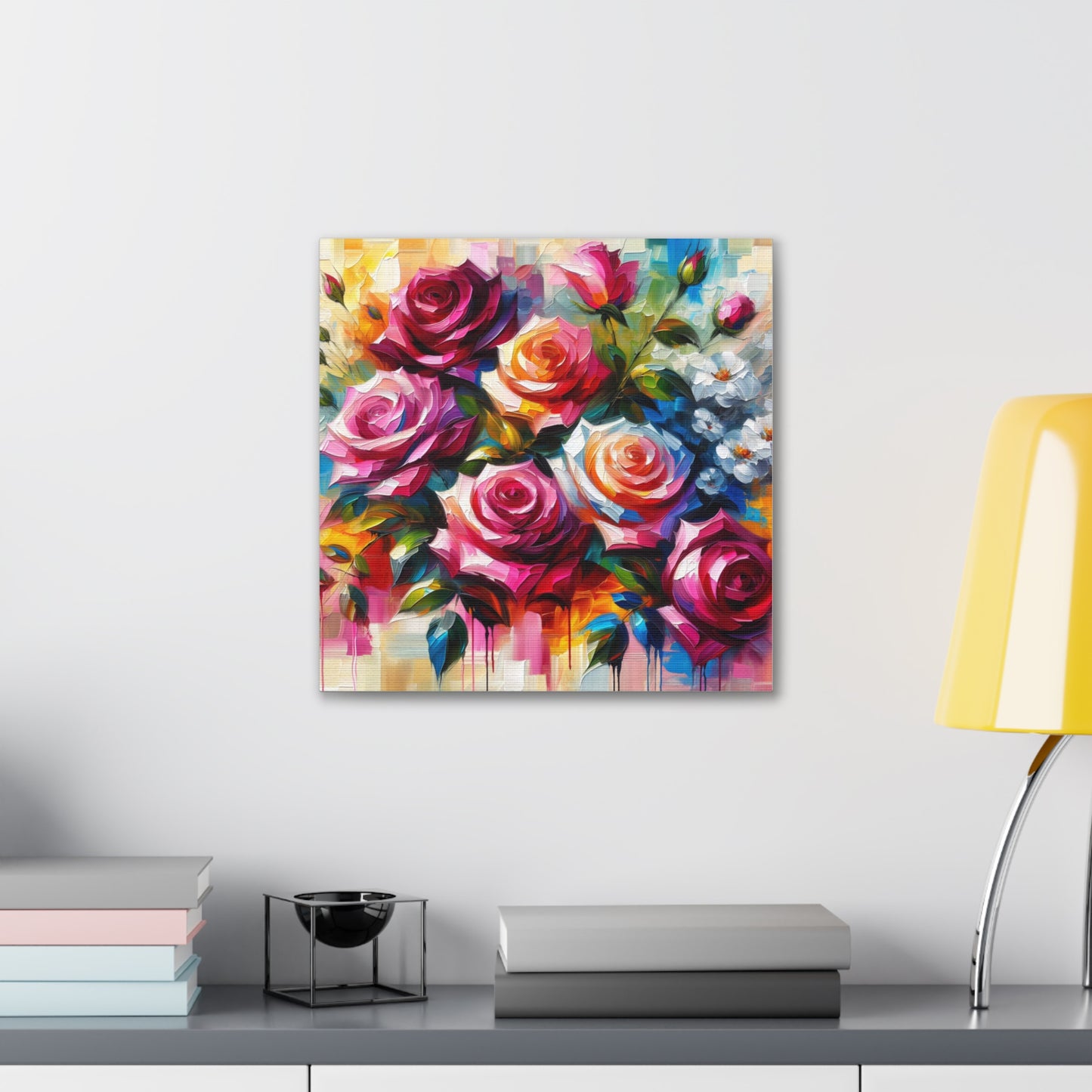 Roses Canvas Wall Art