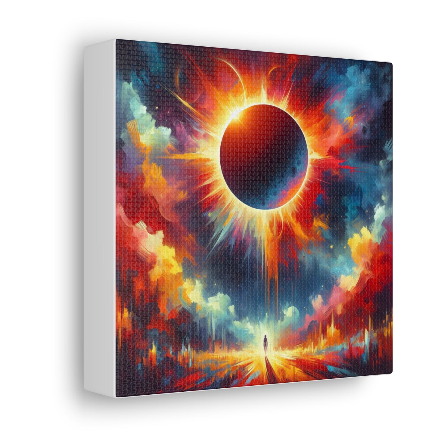 Solar Eclipse Canvas Wall Art