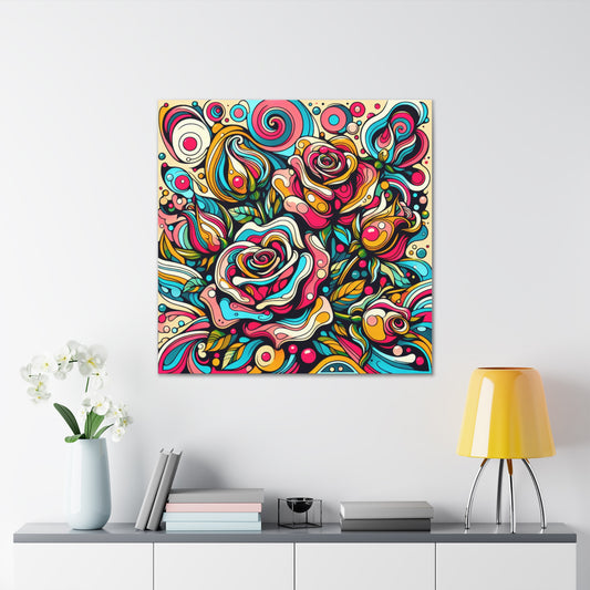 Roses Canvas Wall Art