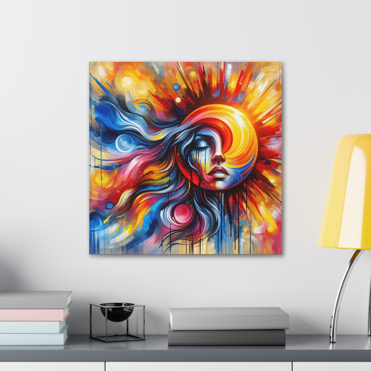 Sun Canvas Wall Art