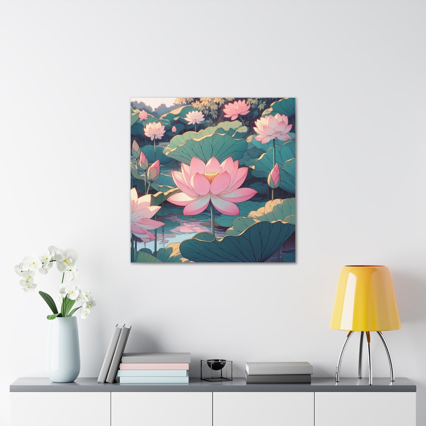 Lotus Canvas Wall Art