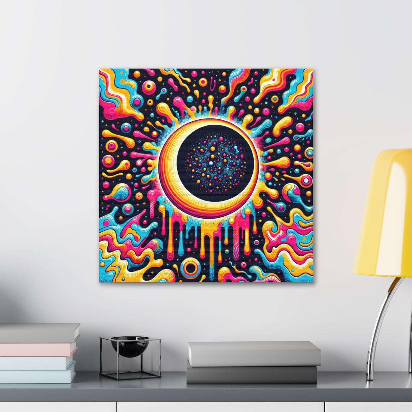 Solar Eclipse Canvas Wall Art