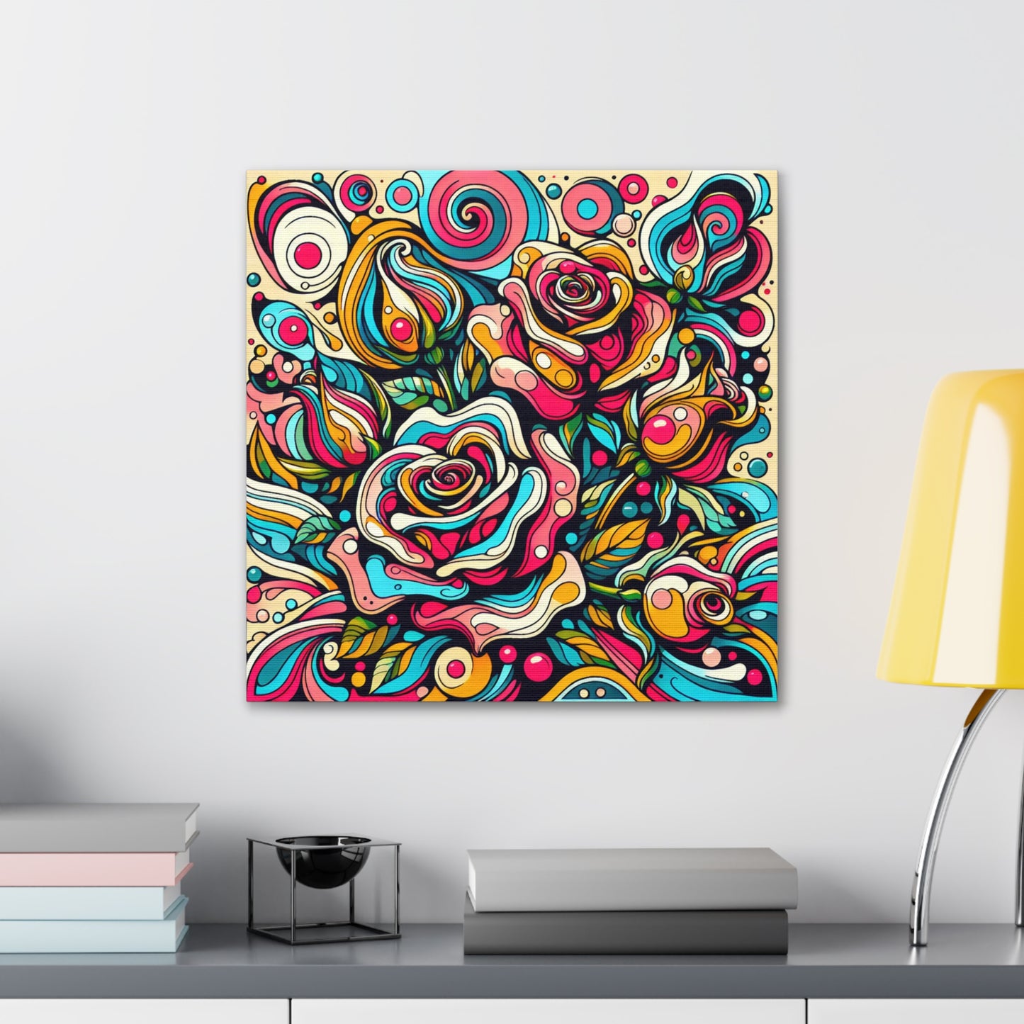 Roses Canvas Wall Art