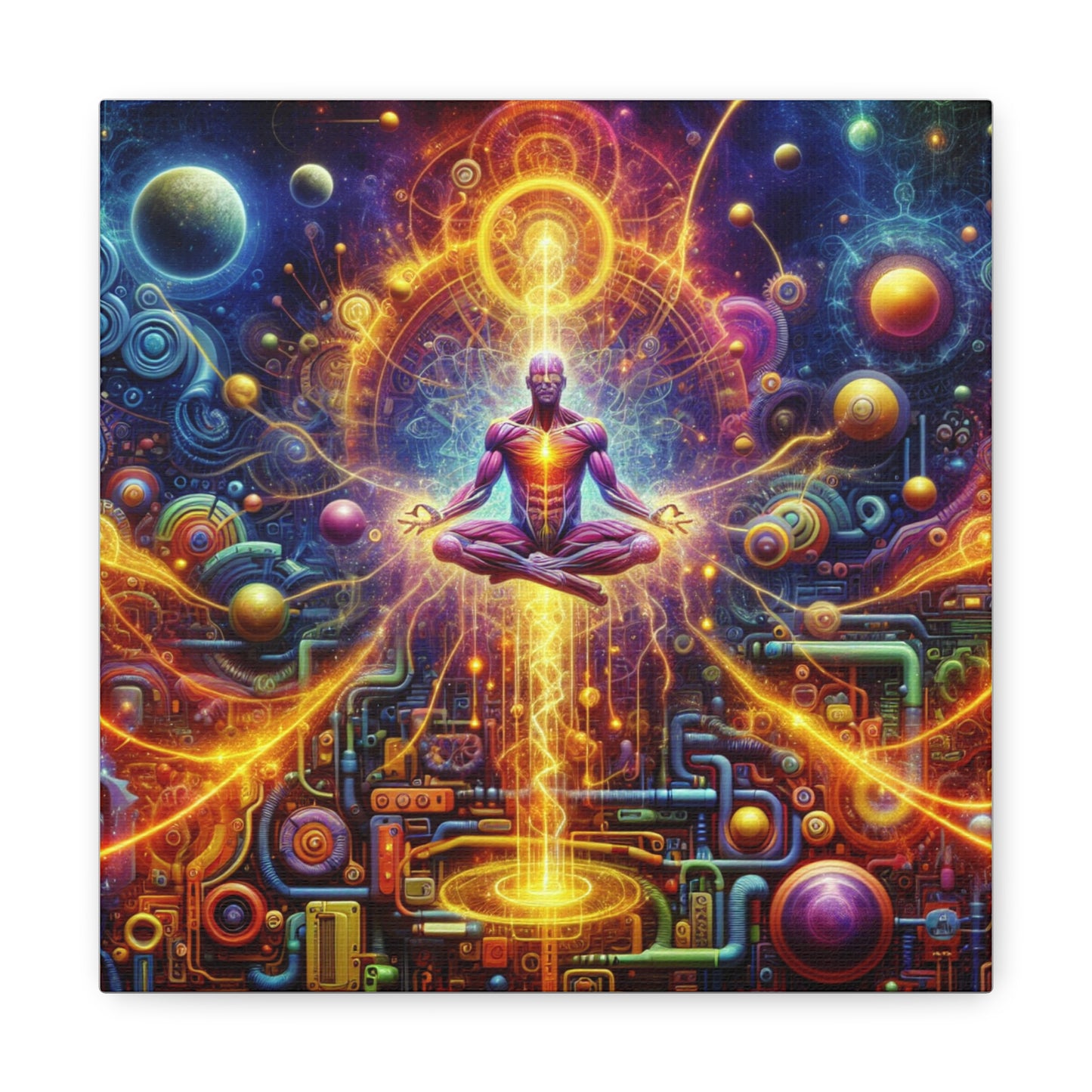 Fifth Dimension Ascension Canvas Wall Art