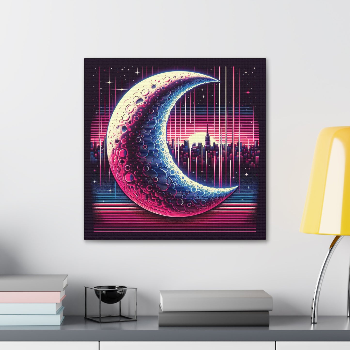 Half Moon Canvas Wall Art