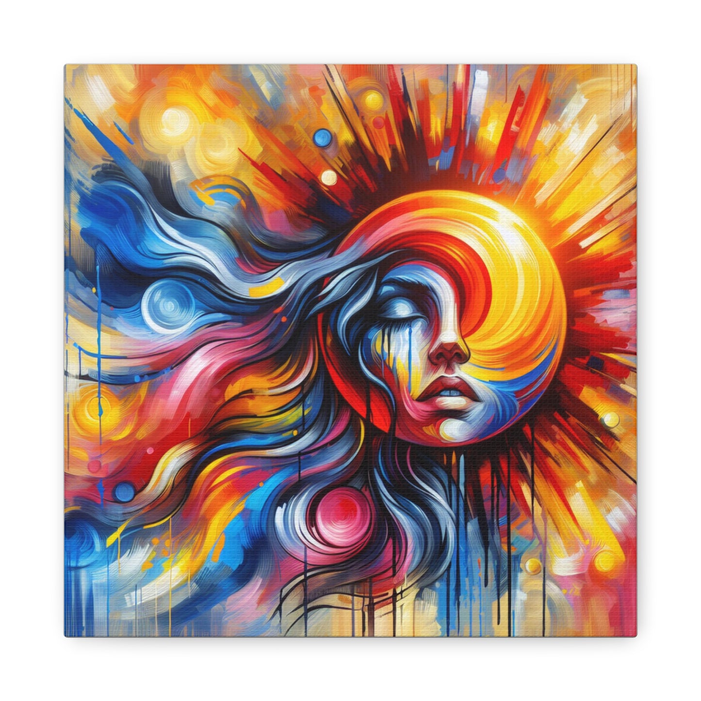 Sun Canvas Wall Art