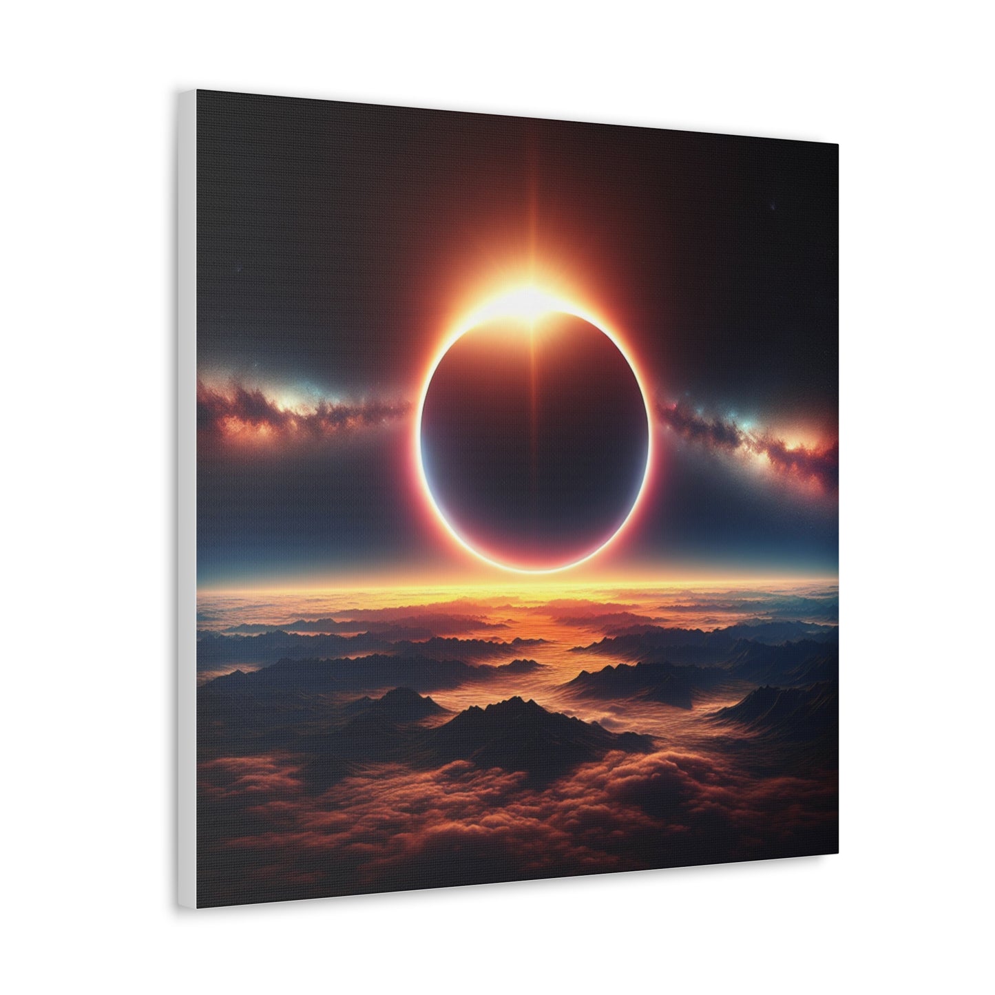 Solar Eclipse Canvas Wall Art