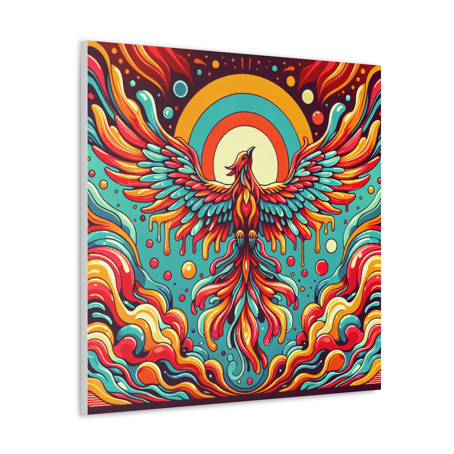 Phoenix Rising Canvas Wall Art