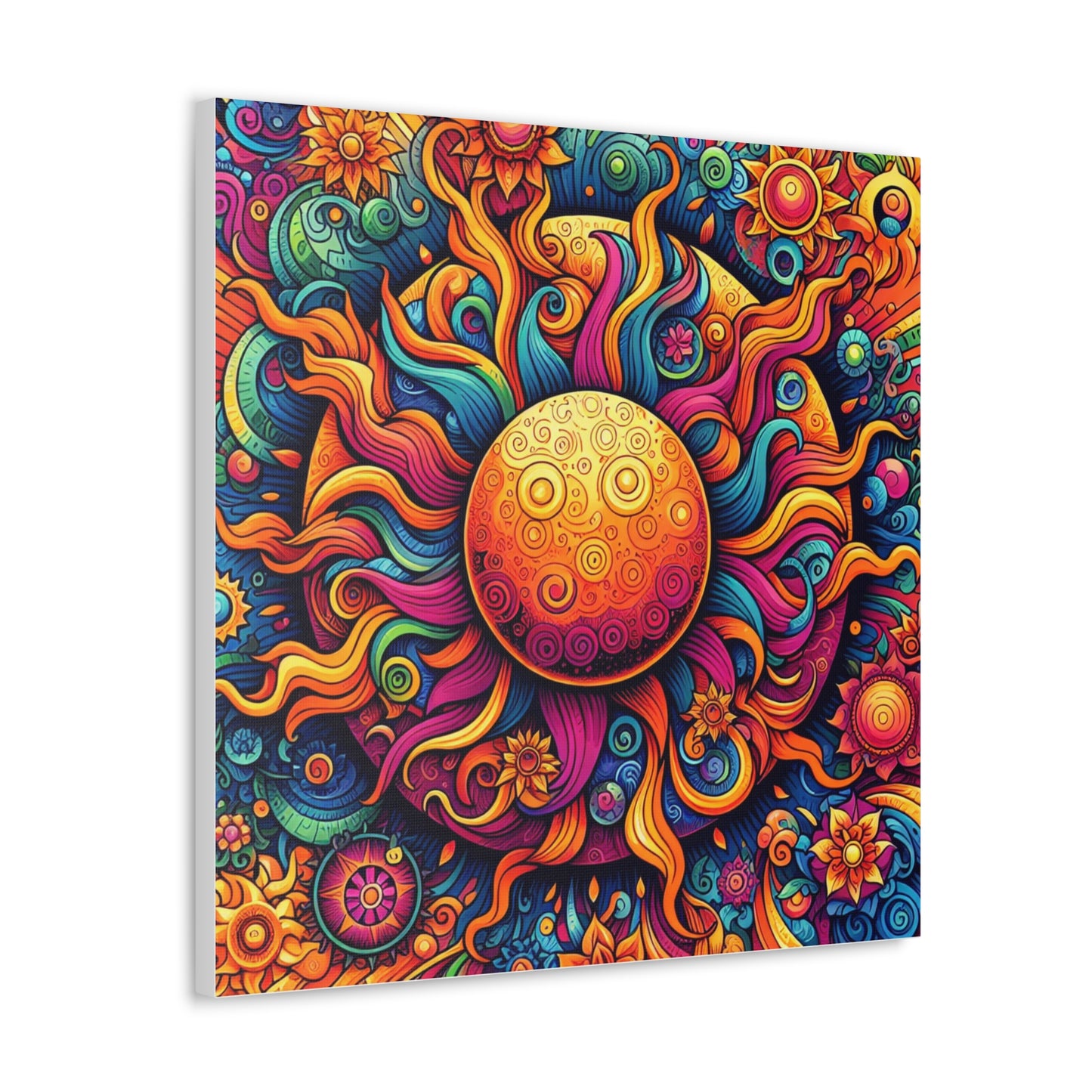 Sun Canvas Wall Art