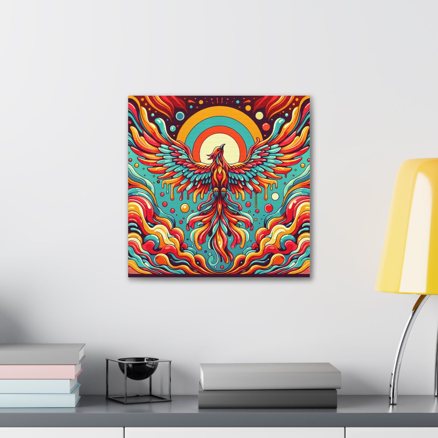 Phoenix Rising Canvas Wall Art