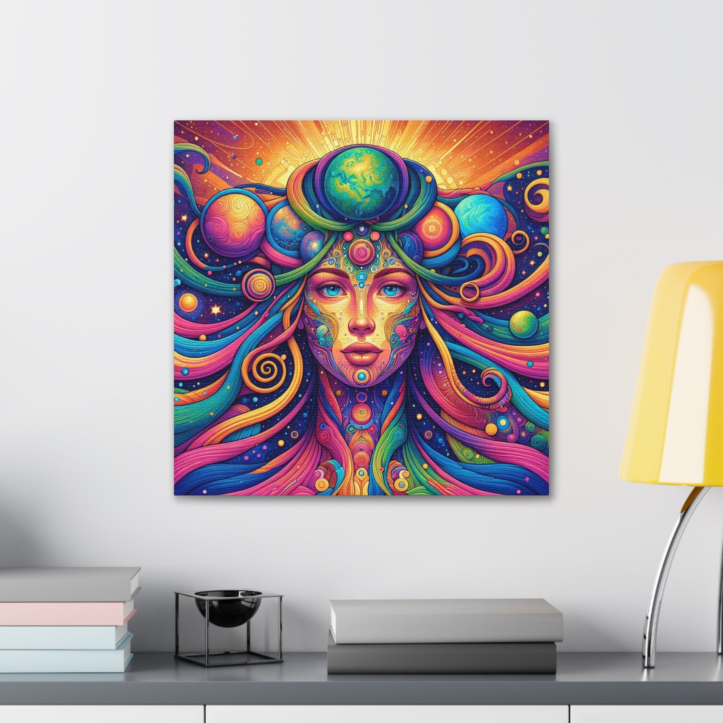 Gaia Mother Earth Canvas Wall Art