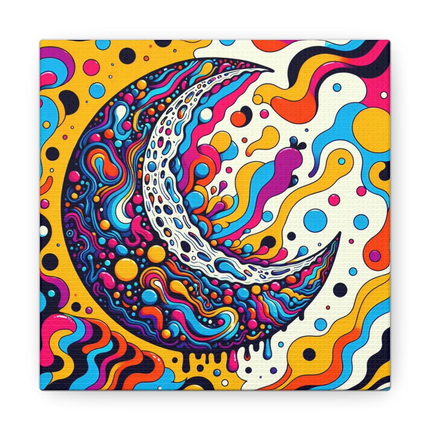 Half Moon Canvas Wall Art