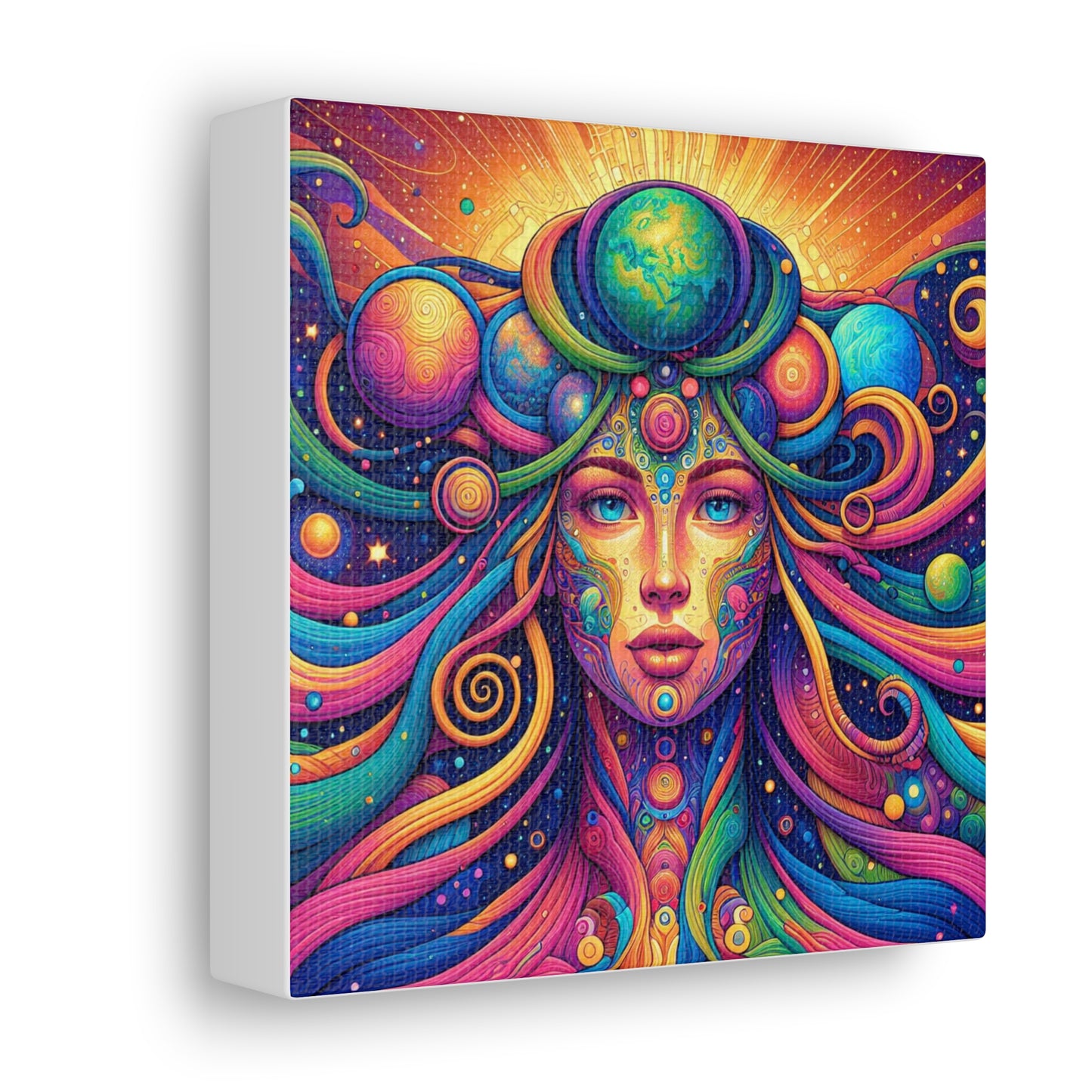 Gaia Mother Earth Canvas Wall Art