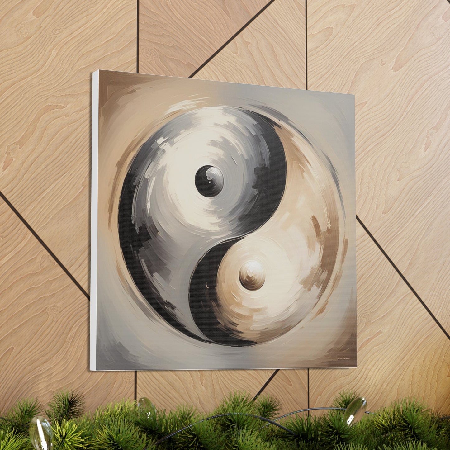 Ying Yang Canvas Wall Art