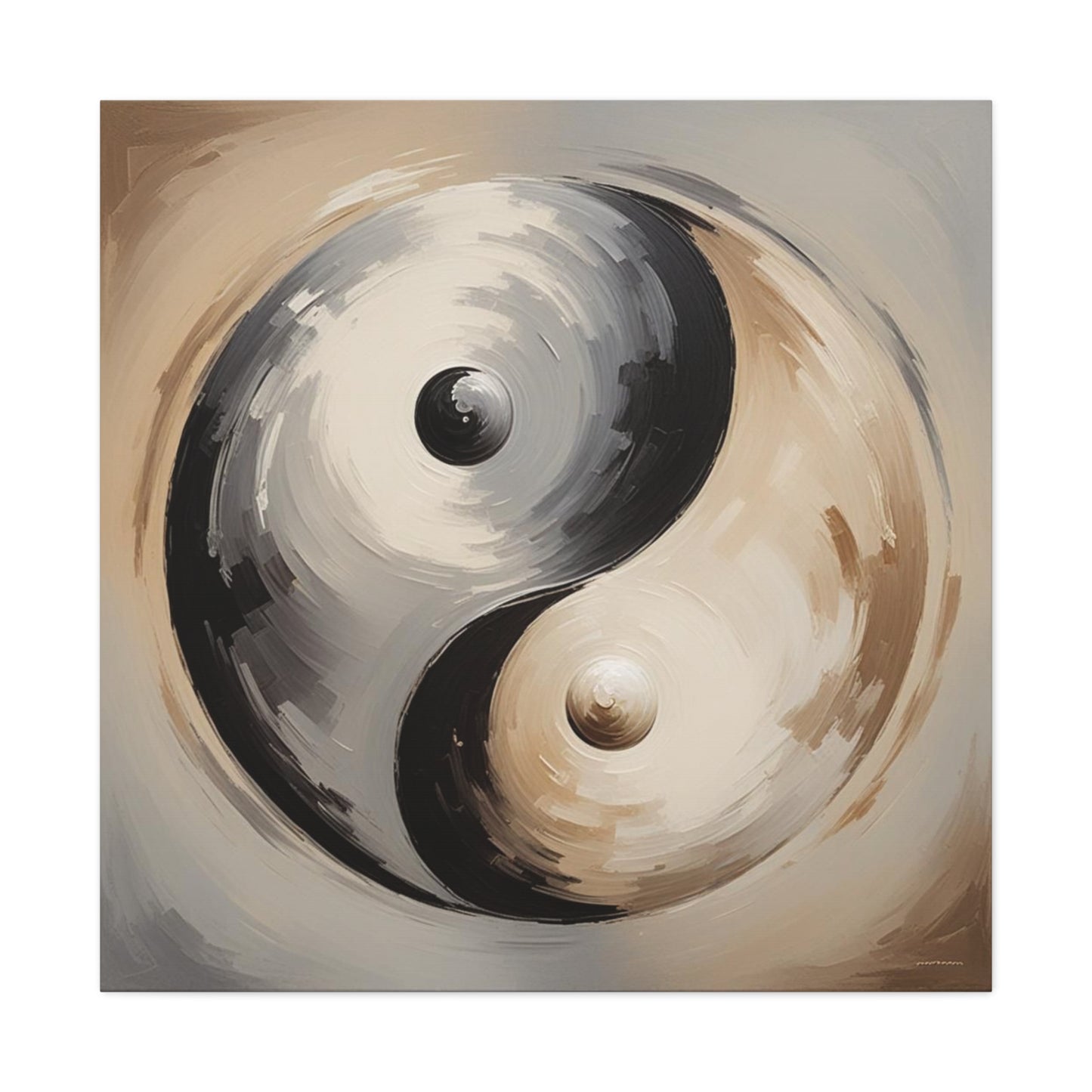 Ying Yang Canvas Wall Art