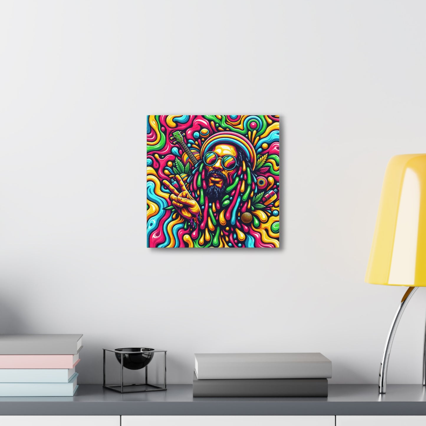 Jah Rastafari Canvas Wall Art