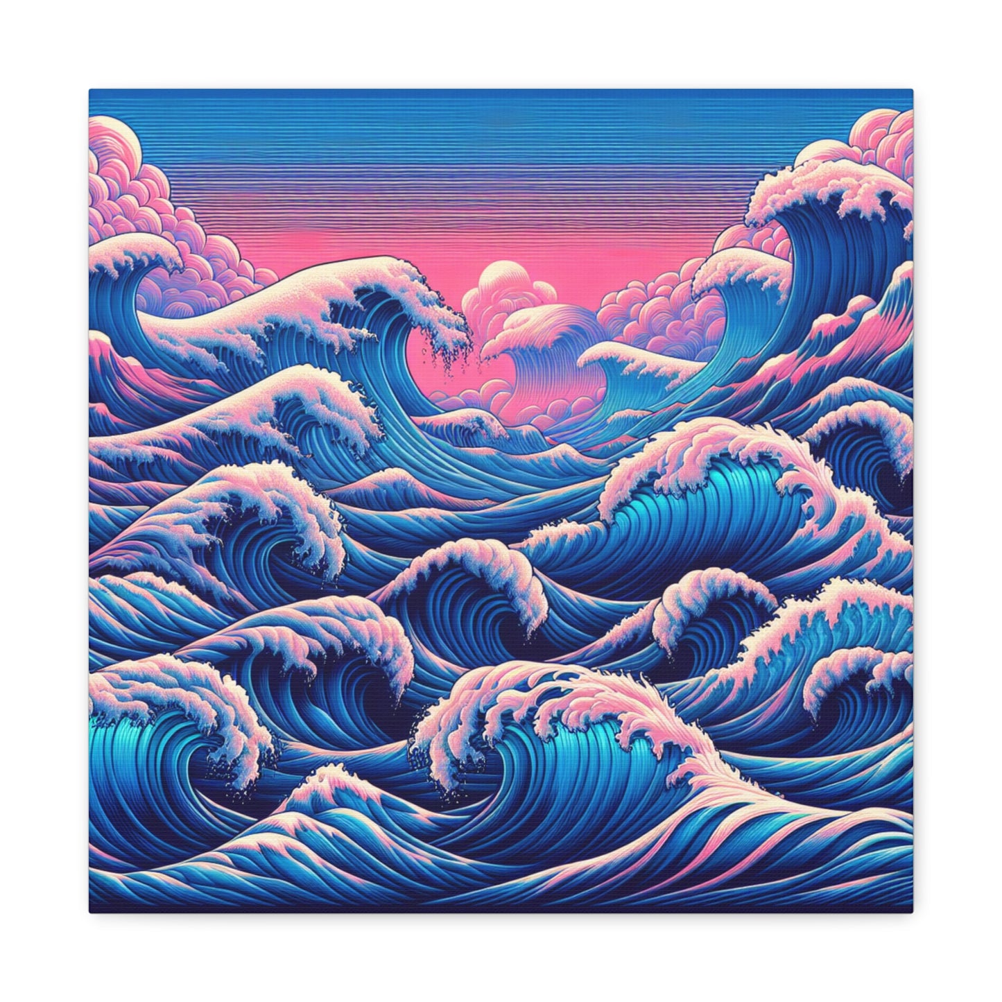 Ocean Waves Canvas Wall Art