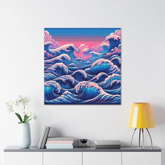 Ocean Waves Canvas Wall Art