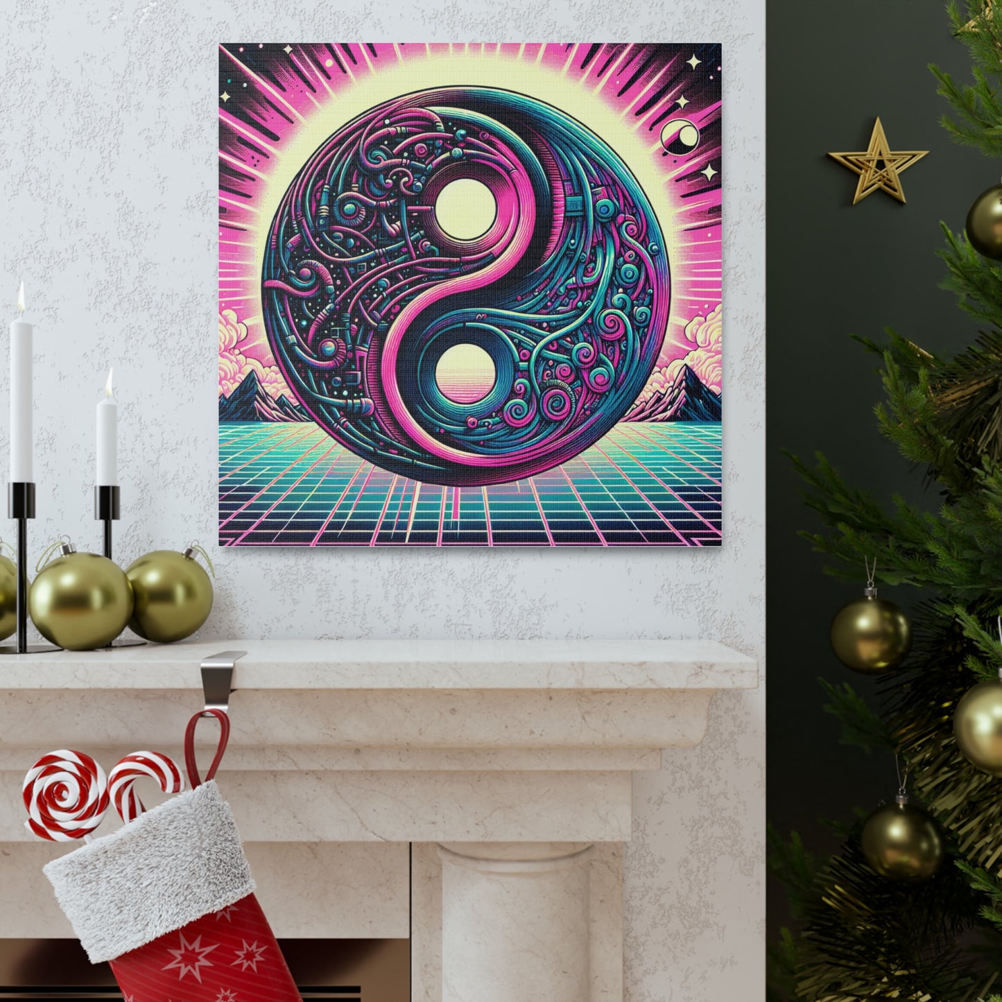 Yin Yang Canvas Wall Art