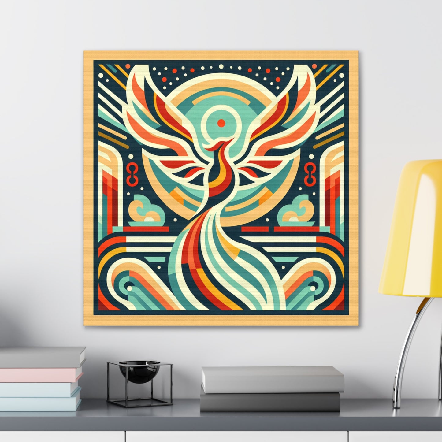 Phoenix Rising Canvas Wall Art