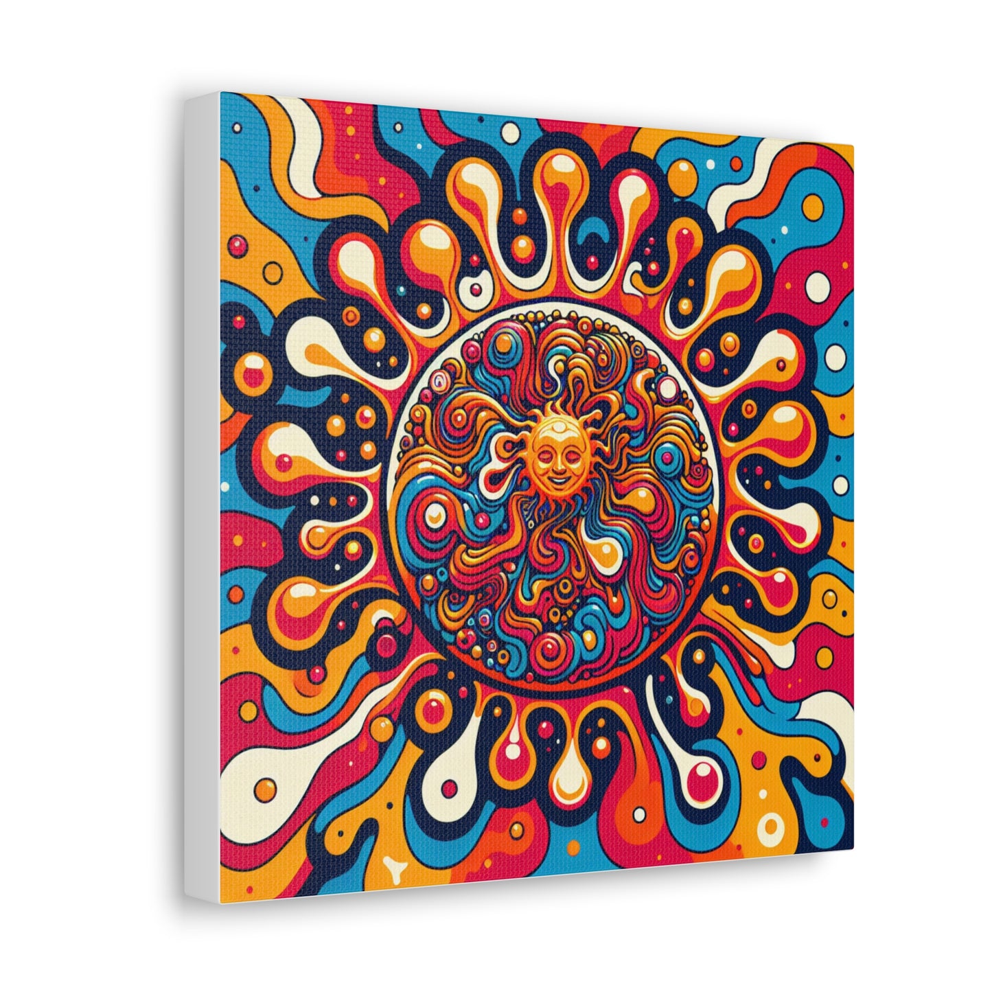 Sun Canvas Wall Art