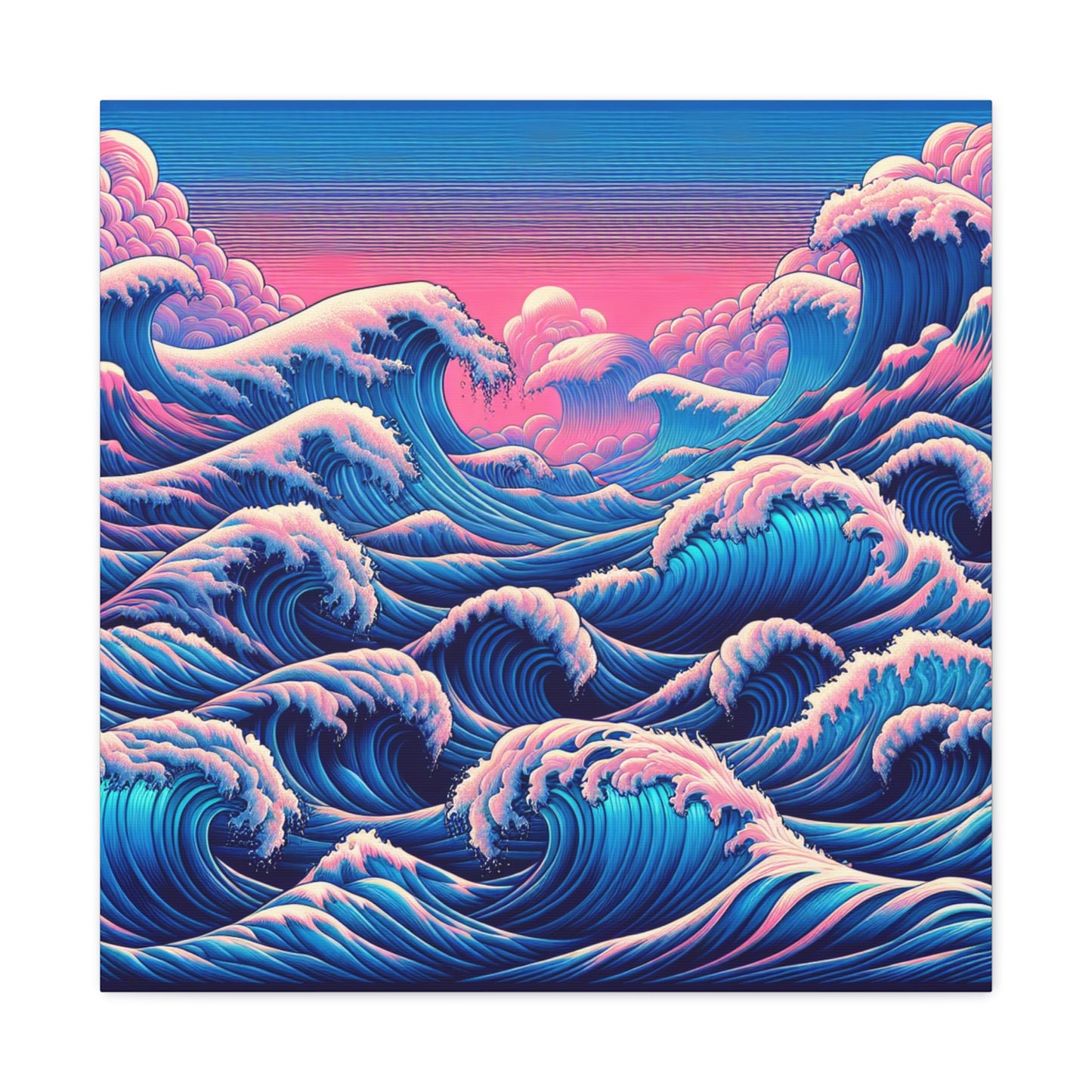 Ocean Waves Canvas Wall Art