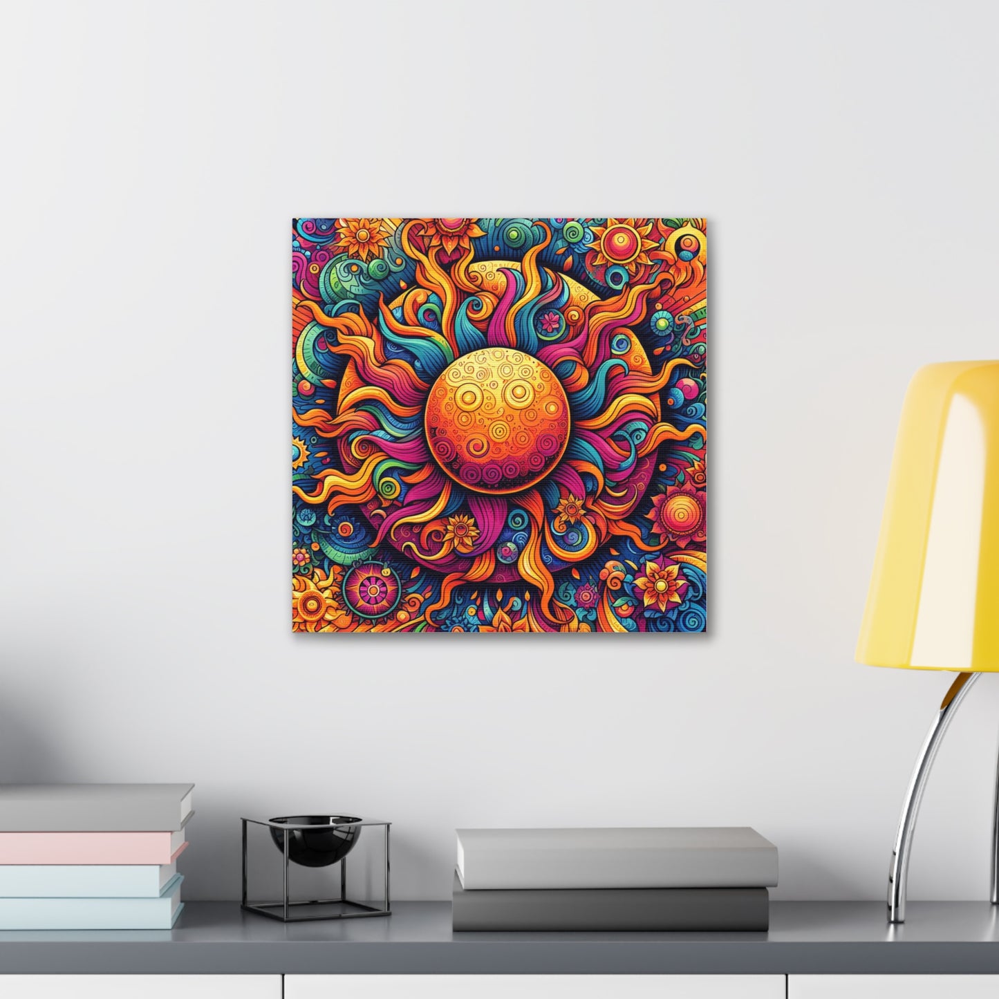 Sun Canvas Wall Art