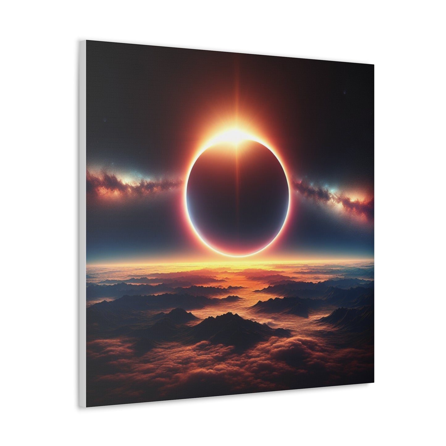 Solar Eclipse Canvas Wall Art