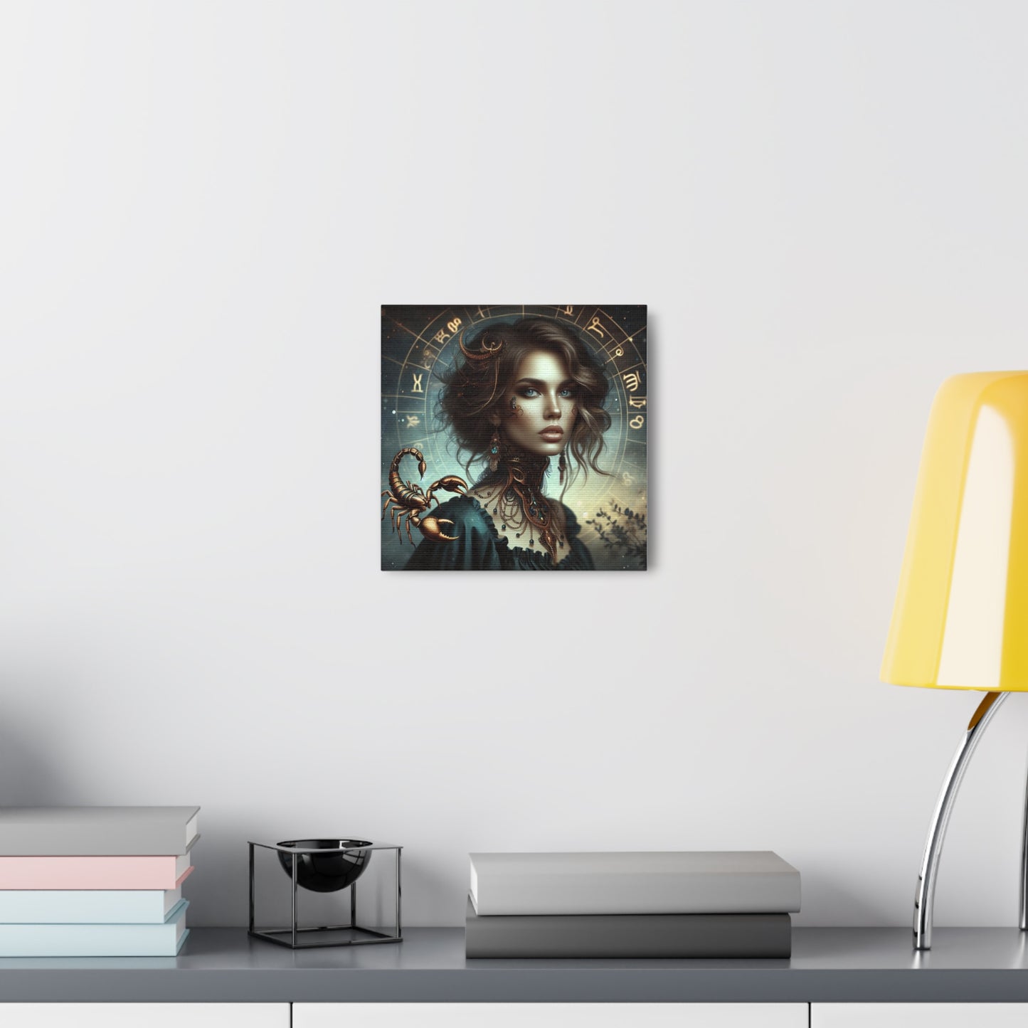 Scorpio Woman Astrological Sign Canvas Wall Art