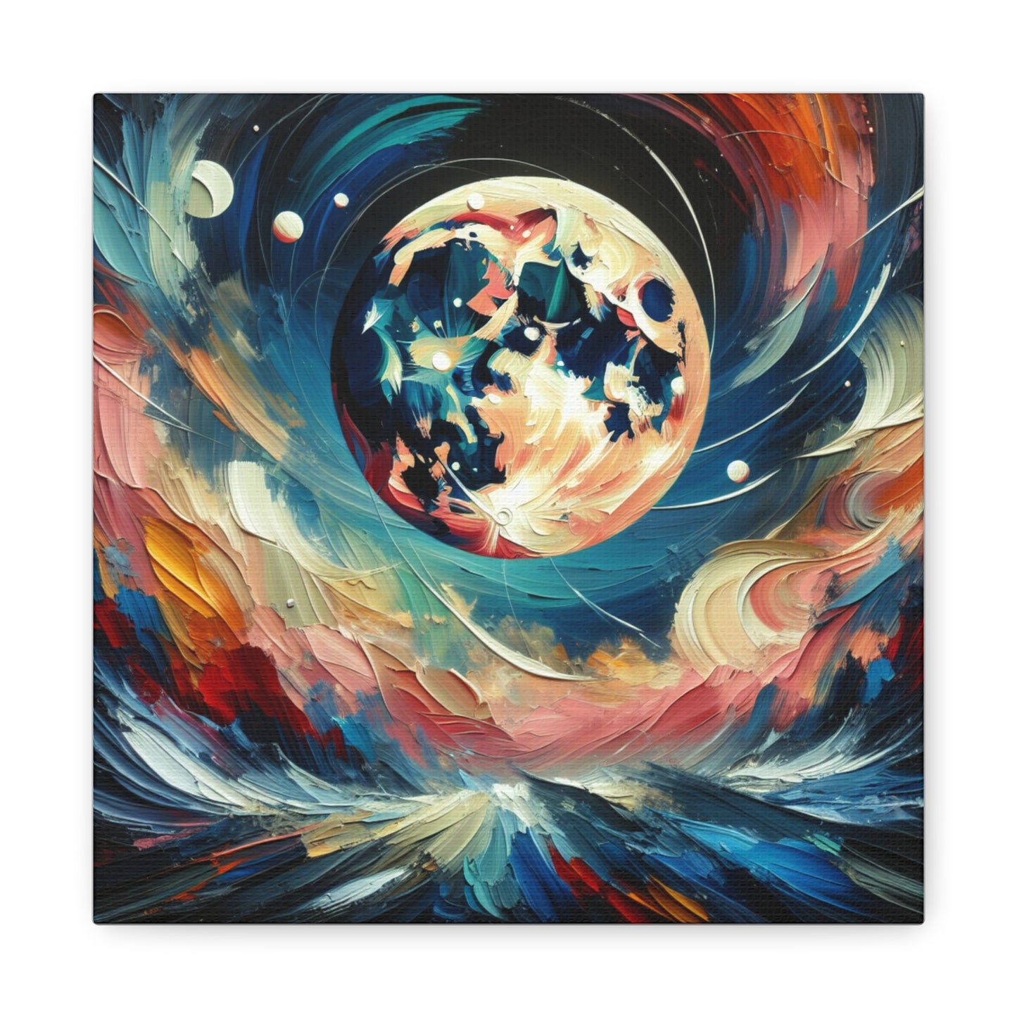 Full Moon Canvas Wall Art