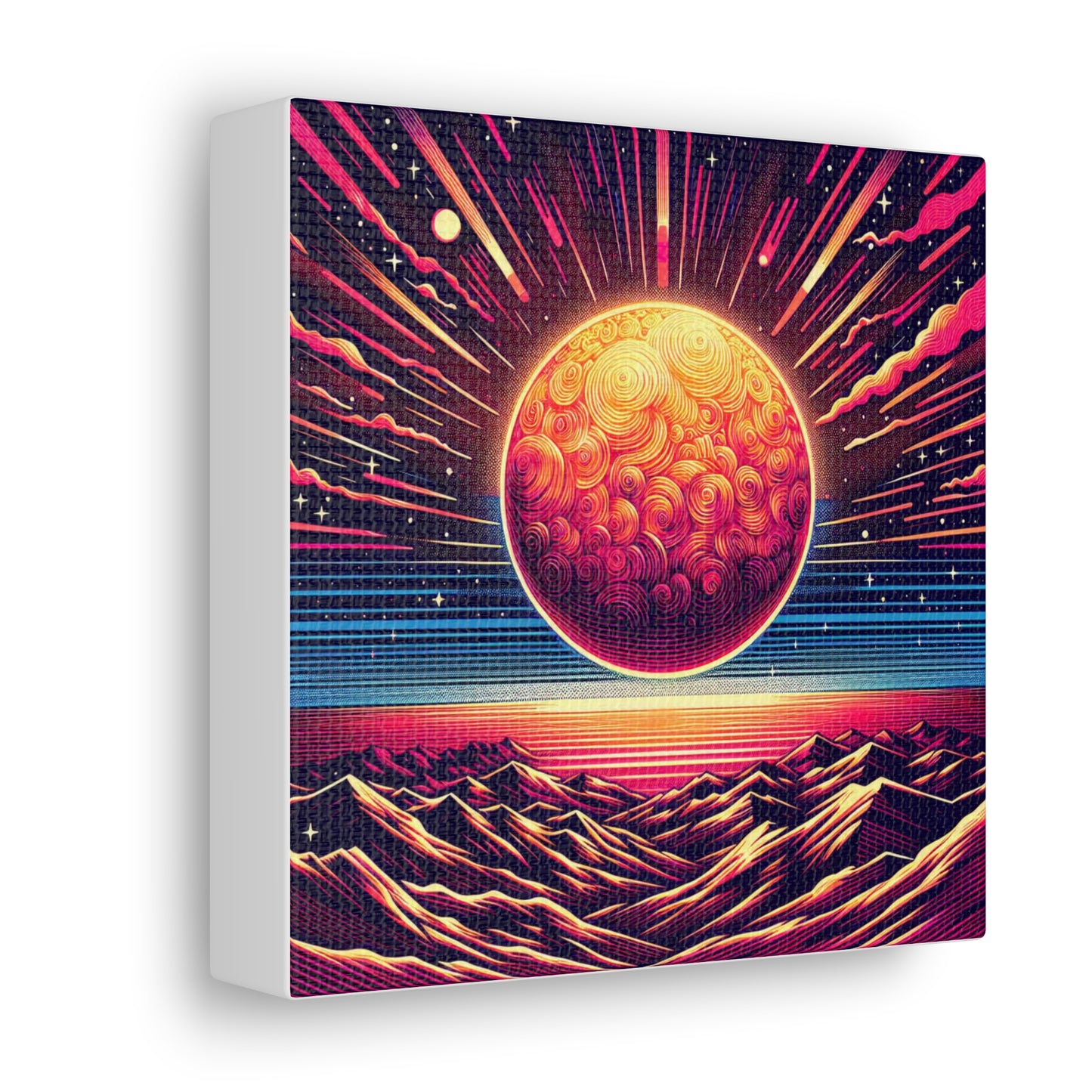 Sun Canvas Wall Art