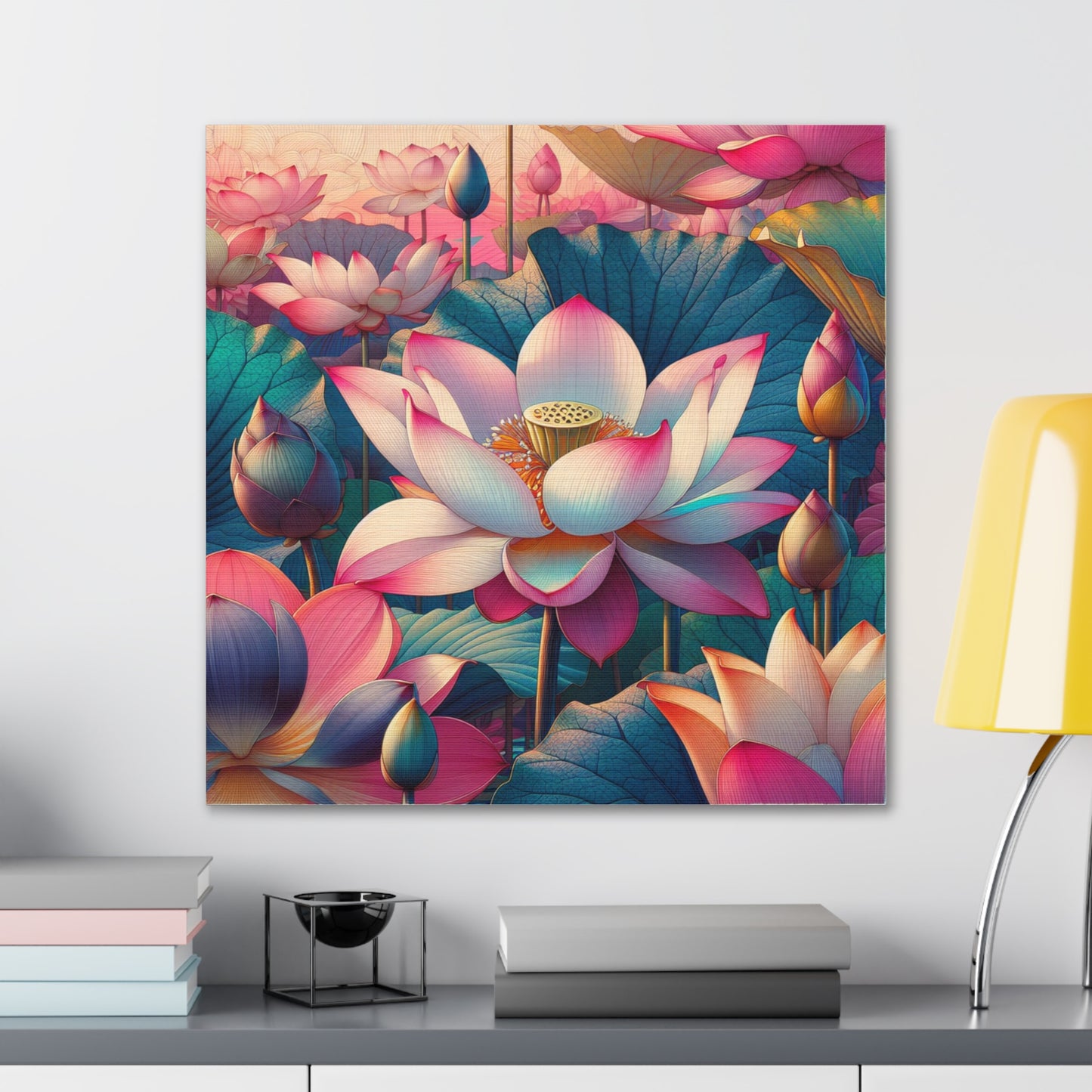 Lotus Canvas Wall Art