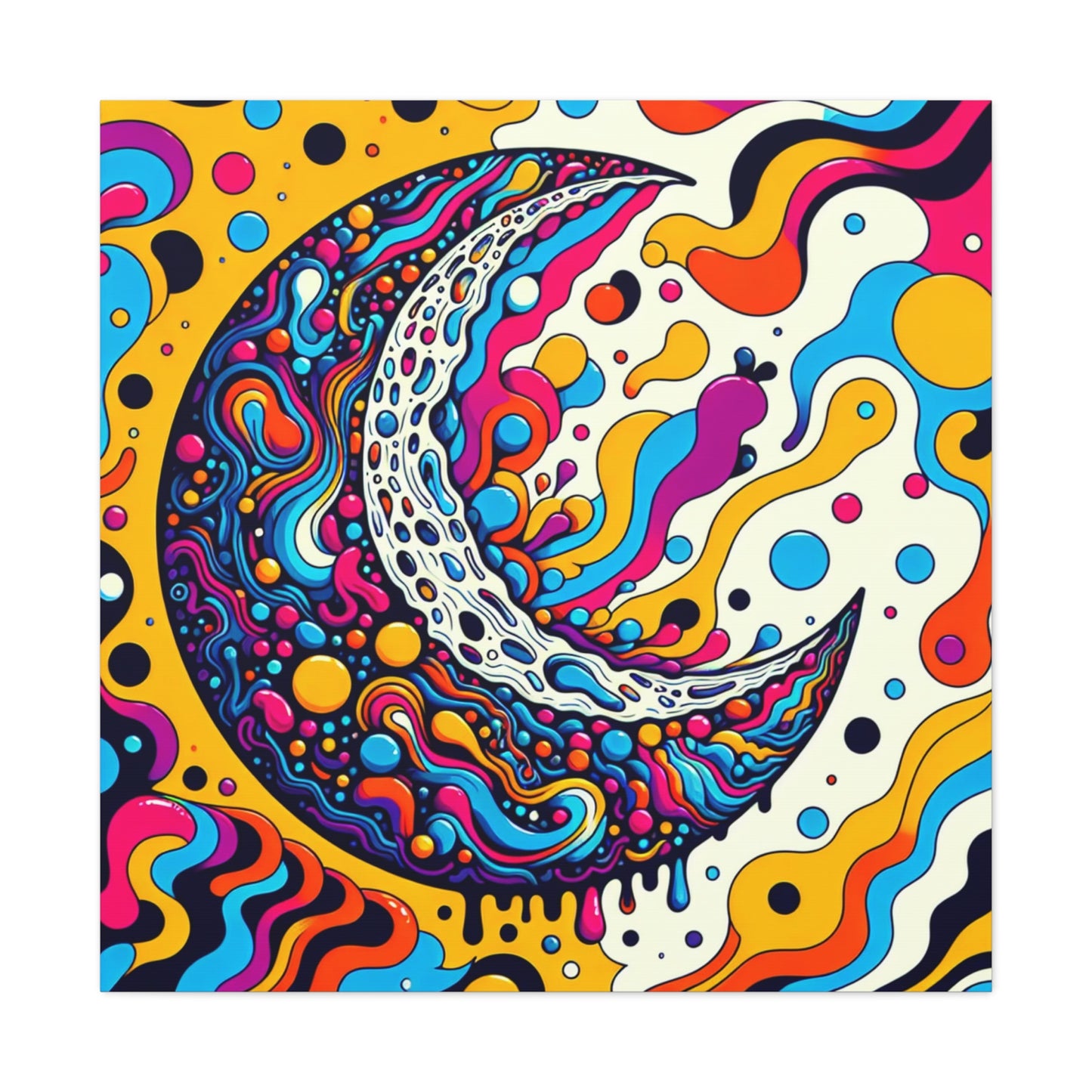 Half Moon Canvas Wall Art