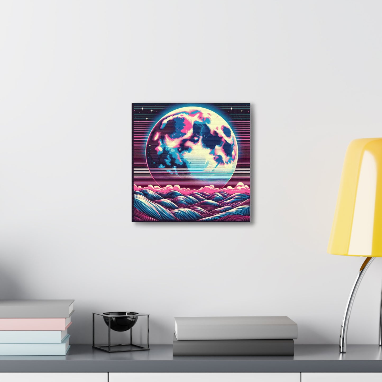 Full Moon Canvas Wall Art