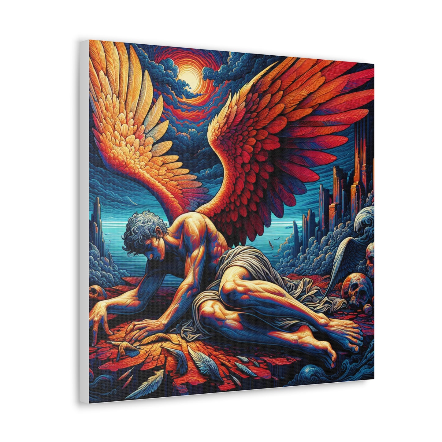 Fallen Angel Canvas Wall Art