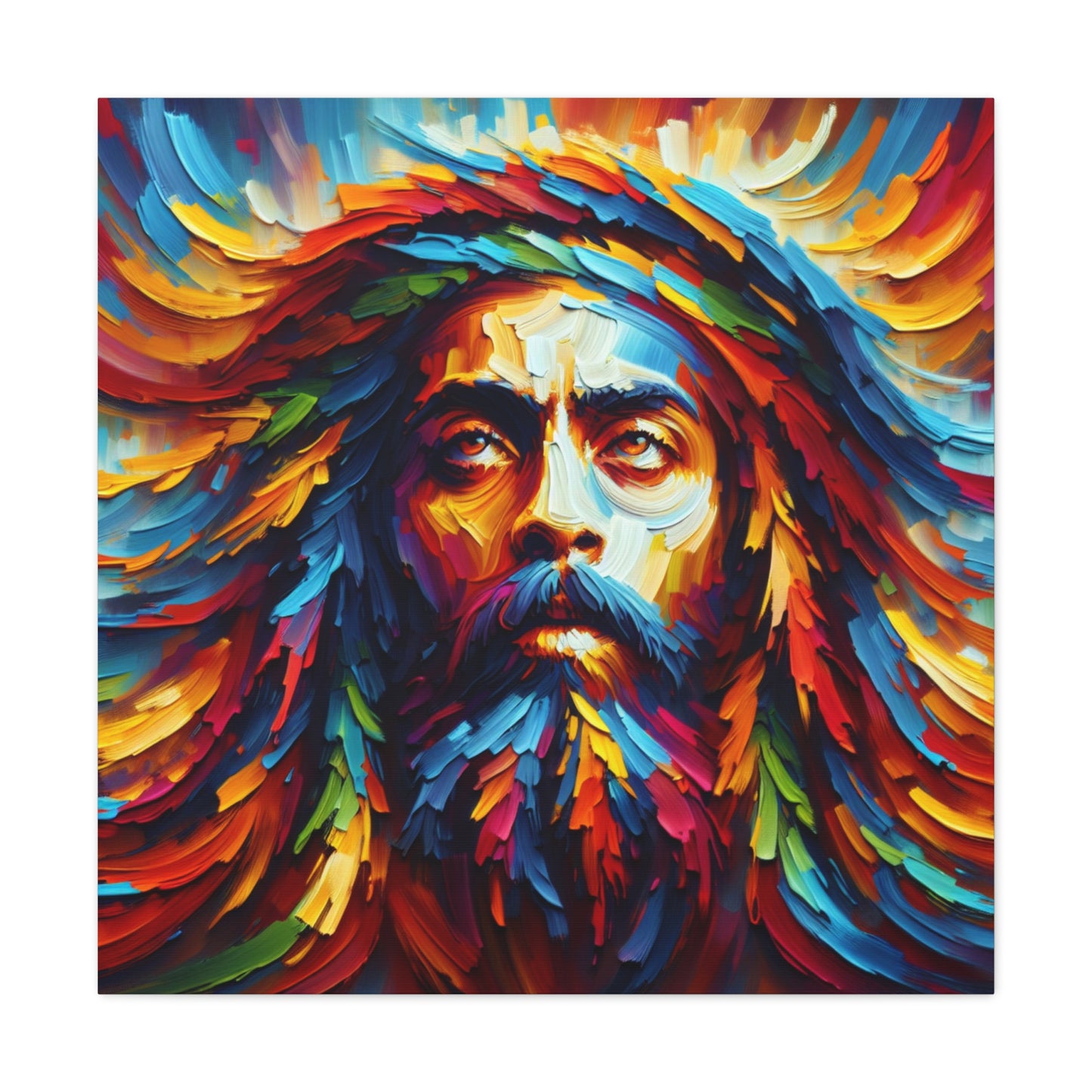 Jah Rastafari Canvas Wall Art