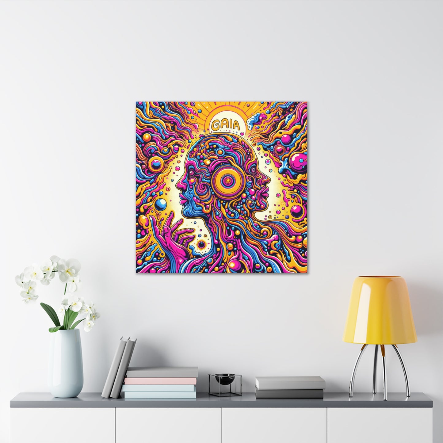 Gaia Mother Earth Canvas Wall Art